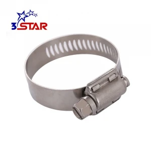 adjustable metal stainless steel American type worm gear hose clamp with quick release