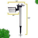 Adjustable Solar Spotlights Durable Stainless Steel Or Outdoor Landscape Lights
