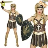 Adult Women Warrior Princess Costume Greek Female Roman Gladiator Fancy Dress Costume