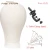 Import Aisi Hair Poly Canvas Block Head Mannequin Head Wig Stand For Styling Display Making Wigs With Table Clamp Pins Wig Making Tools from China