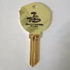  hot selling custom logo gold plating home metal key