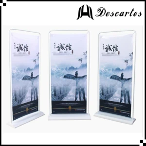 Aluminum 85x200cm Printed Roll Up Display Banner For Advertising
