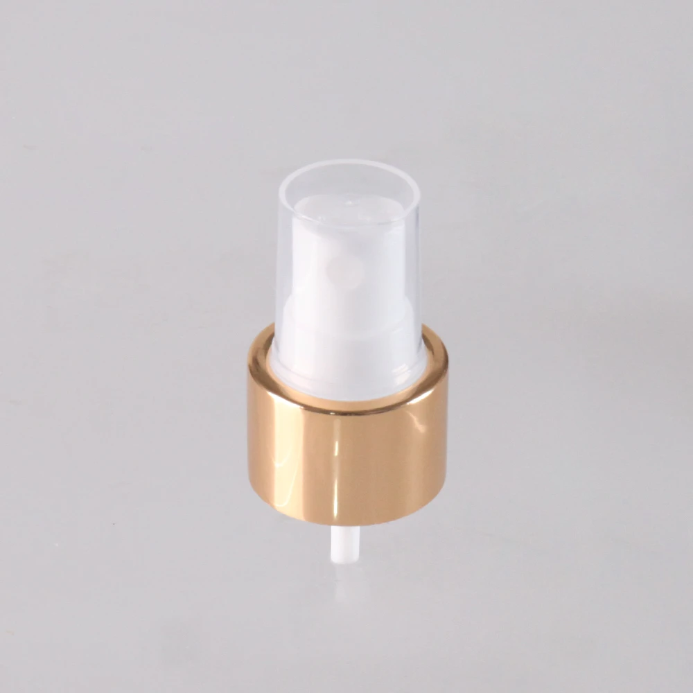 Aluminum-plastic gold mist sprayer fine  mist spray pump