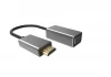 Aluminum Shell Hub HDMI Male to Mini VGA Female Connector Cable Audio Video Adapter