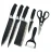 Import amazon best seller non-stick coating 6pcs kitchen knife set with gift box from China