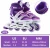 Import Amazon Hot Sale Size Adjustable Purple Flashing Inline Roller Skates Shoes from China
