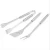 Import amazon hot sell 3-Piece Stainless Steel Grill Tool Set BBQ Grill Set from China