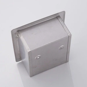 Amazon Hot Selling 304 Stainless Steel Tissue Box Toilet Paper Holder