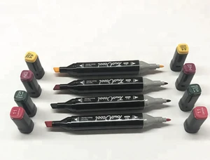 Amazon New Design Broad and Fine Tip, Dual Tip Twin Markers, Great for Anime and Fashion Design, Painting, Highlighting
