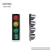 Amazon top seller traffic light manufacturers traffic warning light with countdown timer