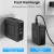 Import Amazon Top Selling 3 in 1 Travel Power Adapter QC 3.0 USB Wall Charger PD 20W Wireless Power Bank qi Fast Wireless Charger from China