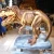 Import amusement park walking mechanical dinosaur model from China