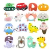 Animal design silicone baby teether