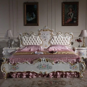 antique hand carved bed - classic bedroom set