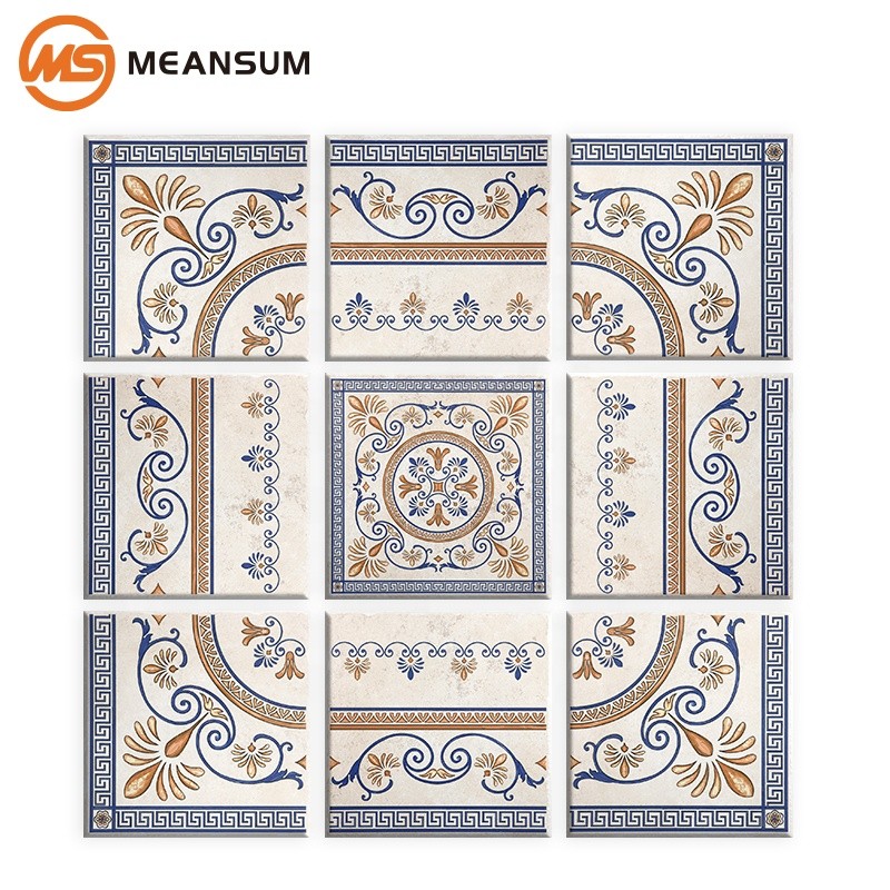 Artificial quartz ceramic xiamen mosaic tile marble paving bricks sitting room