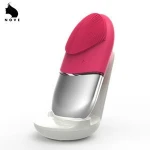 As seen on TV wireless rechargeable facial brush ultrasonic face skin scrubber