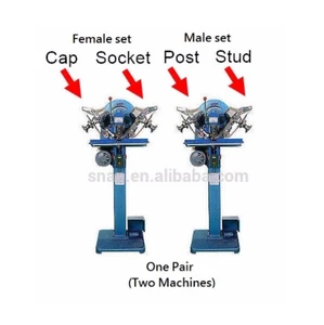 Automatic Jeans Button Making Machine with Safety Lever