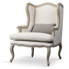 Auvergne Wood Traditional French Accent Chair Hotel Furniture