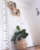 Baby Height Growth Chart Hanging Rulers Kids Room Wall Wood Frame Home Decor