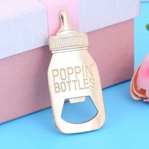 Baby Poppin Bottle Bottle Opener Decoration Girl Baby Shower Party Supplies