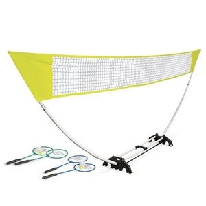 Badminton Rackets with Net Set Great For Beach, Backyard, Any Tailgate Rain Or Shine, Four Seasons
