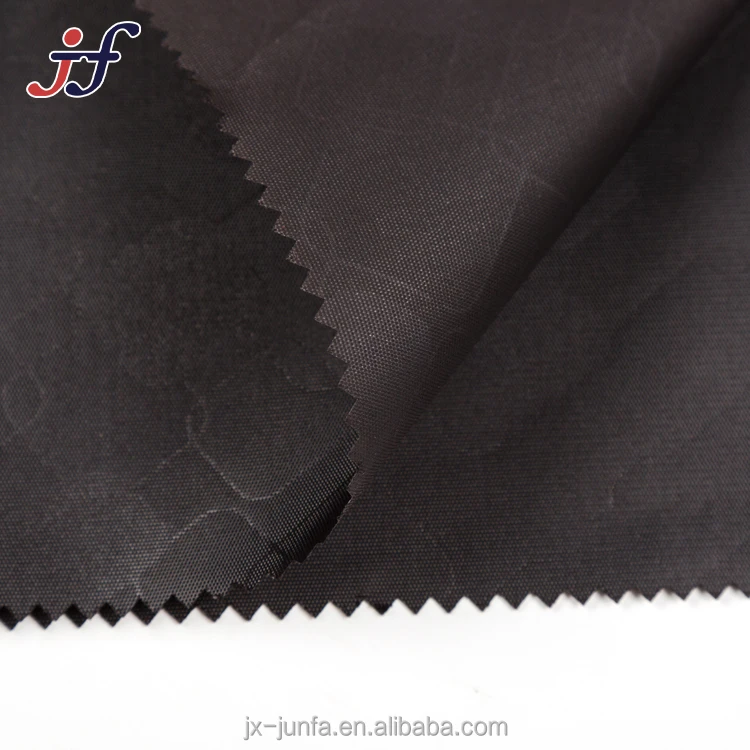Bag Material 100% Polyester 93GSM PA Coated Embossed Oxford Bag Material Fabric