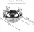 Import bakeware stainless steel chocolate warmer melting bowl with long handle from China