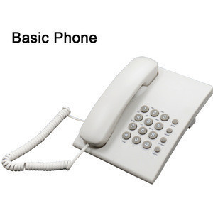 Buy Basic Mini Corded Analog Landline Telephone Integrated Telephone ...