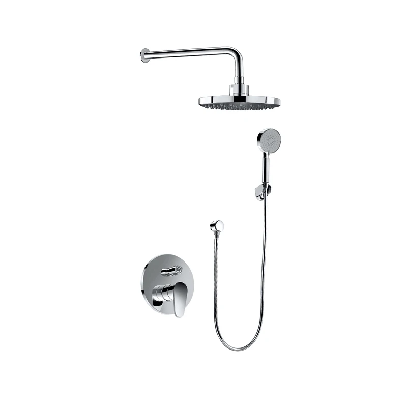 Bathroom Shower Faucet Concealed  Shower Mixer Luxurious Ceiling Mounted Shower Head