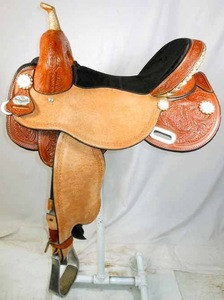 Beautiful Tooled Black Brown Australian Horse Saddle, Leather Horse Saddle, Professional Horse