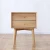 Import Bedroom furniture bedside table small cabinet solid wood two drawers from China