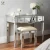 Import Bedroom furniture modern wood nightstand mirrored bedside cabinet with drawers from China