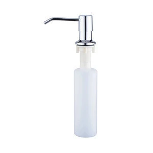 Beelee Chrome Stainless Steel Kitchen Sink Hand Liquid Soap Dispenser