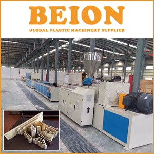 BEION PVC doors and windows profiles Pvc Wood Plastic Composite Profile Extrusion machine