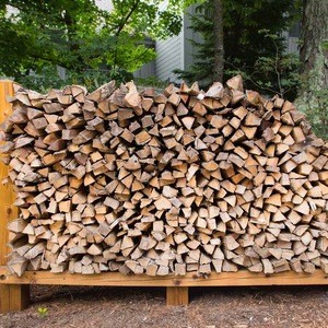 Best Quality Kiln dried split firewood on pallets/ Firewood on crates low price