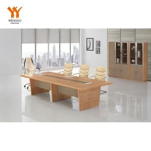 Best selling 8 seats workstation design conference table with steel frame