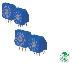 Best selling rotary switch in the market 10x10 dip electrical rotary switch