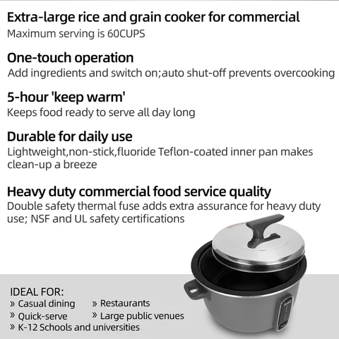 Capacity Rice Cooker Logo Buy Big Capacity Electric Commercial Deluxe Rice Cooker from Guangzhou ...
