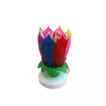 Birthday Party Gift Firework musical flower shaped Birthday Candle