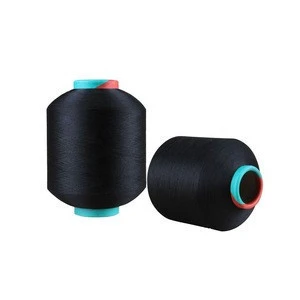 Black color DCY 1120d/150/2 spandex knitting yarns