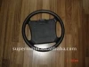 black plactic steering system for golf cart
