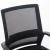 Import Black simple custom Color free office mesh chair computer room desk chair revolving chair with fixed armrest sedia gaming from China