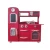 Import Brand New Large Wooden Red White Kids Pretend Play Kitchen Fridge Cooking Set Educational Kitchen Furniture Toy from China