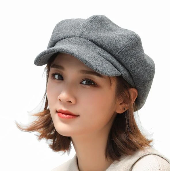 Brand Quality Original Brand Quality Original beret Beanie Hat Women Woolen Warm Capc