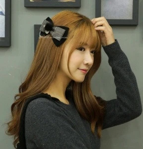 Brighten mink volume ribbon hairpin(hairband) - Hollywood style (headwear) accessory
