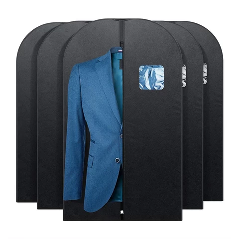 Bulk Promotional Custom Printed Fabric Clothes Cover Suit Storage Garment Bags