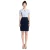 Import Business Attire Women Uniforms Short Sleeves Dress Suit Receptionist Waitress Business Career Ladies Wear from China