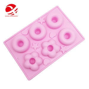 Candle Gummy Silicone Cake Mold Muffin Waffle Silicon Baking Mould