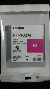 Canon PFI-102 original ink cartridge for CANON iPF-500 600 605 610 650 655 700 710 720 750 755 LP17 LP24 format inkjet plotter