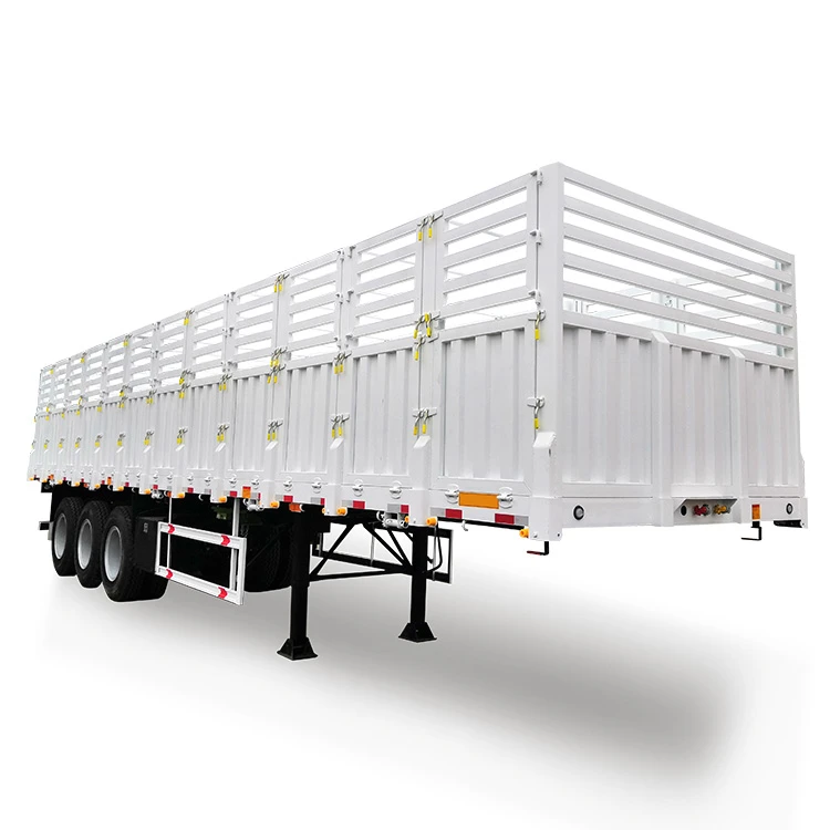 Capacity Bulk Cargo Semi Trailer Animals Transport Livestock Trailer